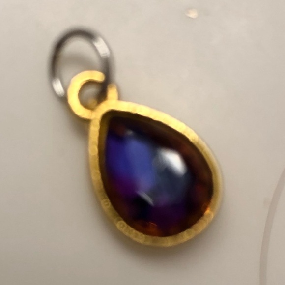 1pc NEW Faceted Stone Bezel Teardrop Multi Oval DIY Fashion Jewelry Pendants - Picture 4 of 16